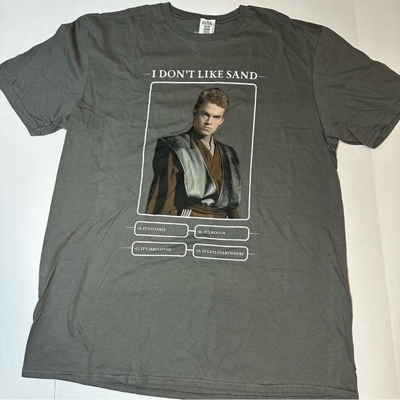 Star Wars Celebration Anaheim 2022 T Shirt I Don't Like Sand - Picture 1 of 5
